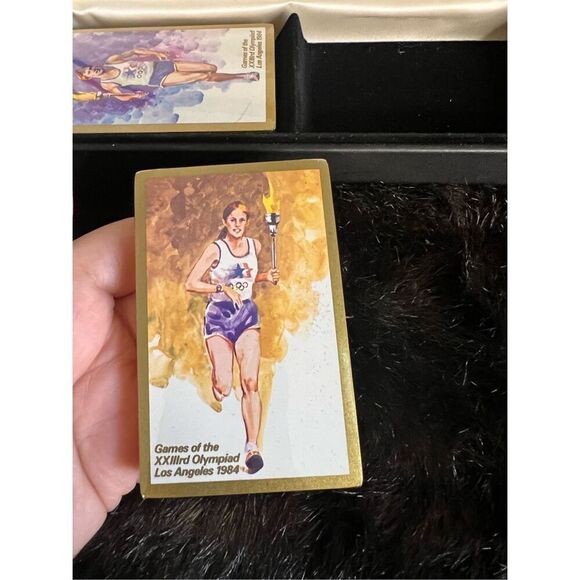 1984 Olympics Playing Card Set Two Packs Limited Edition Set Olympiad Gold Mint - Picture 9 of 9